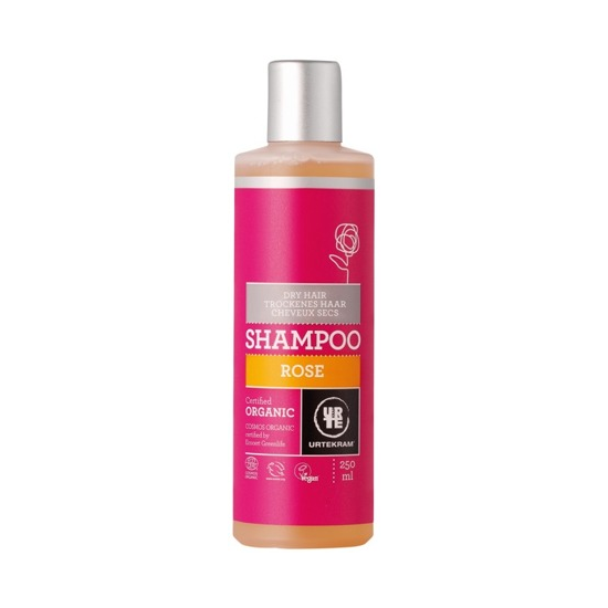 URTEKRAM szampon z różą do włosów suchych 250ml