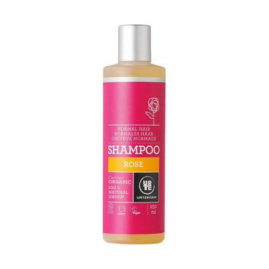 URTEKRAM szampon z różą do włosów normalnych 250ml