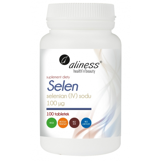 Selen selenian (IV) sodu 100mcg 100 tabletek